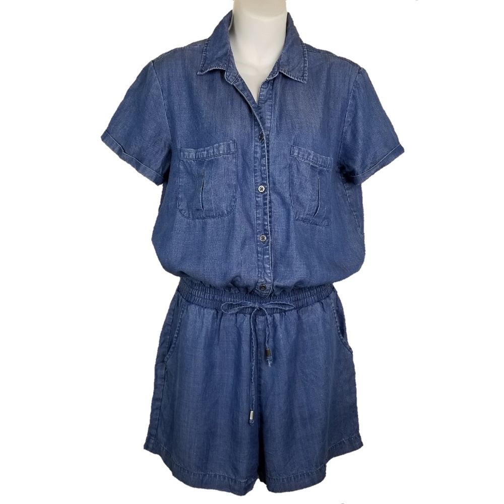 Rag Poets Chambray Romper